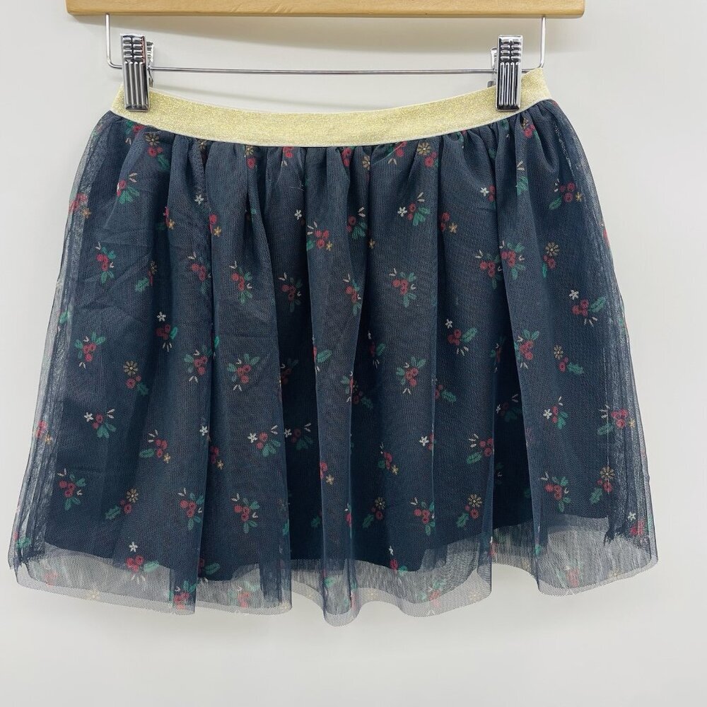 Carters Youth Girls 10/10A Holly Berry Christmas Holiday Mesh Tutu Skirt $30 724
